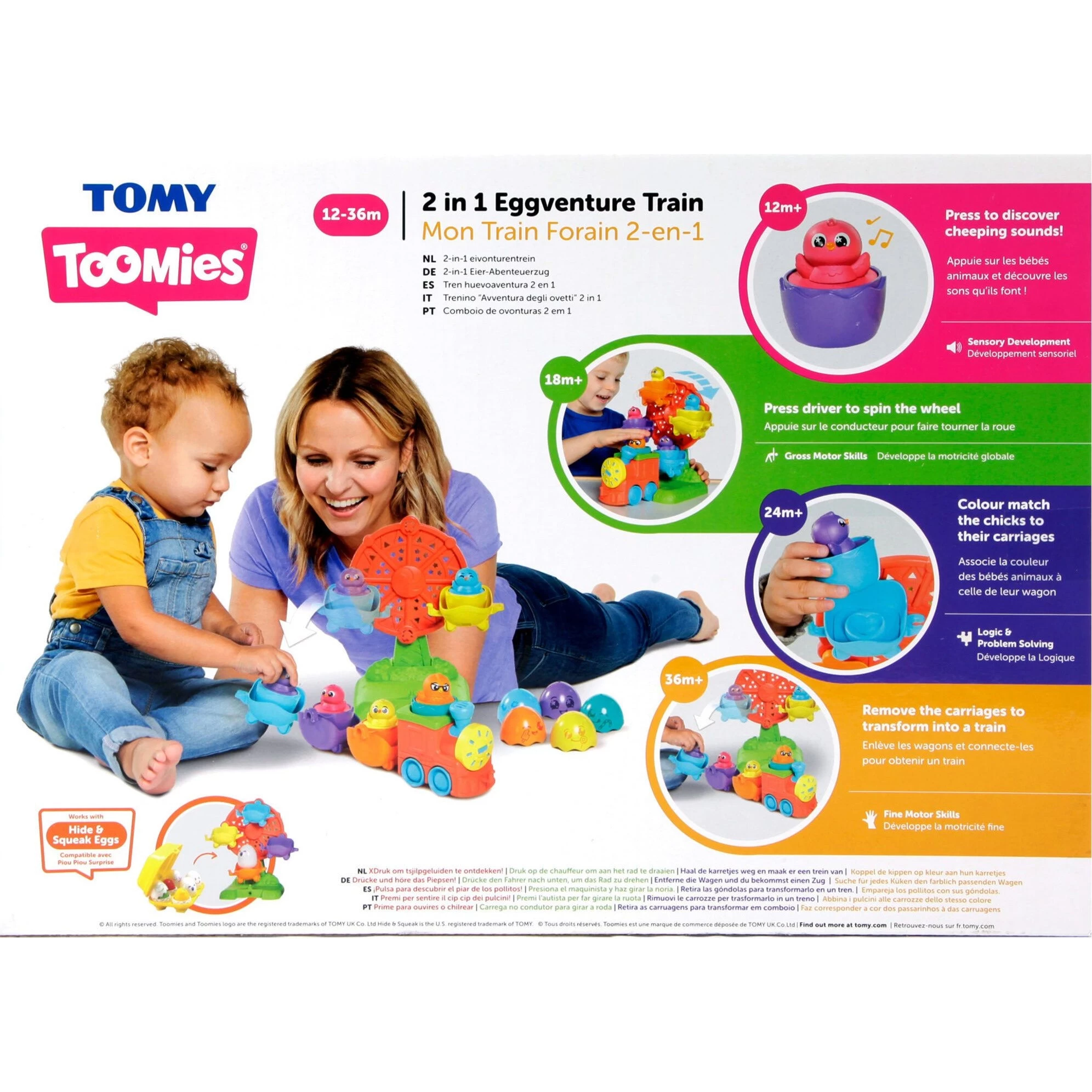 Tomy Toomies 2-in-1 Eggventure Train 4 Tomy Toomies 2-in-1 Eggventure Train - Image 2