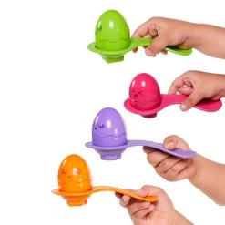 Tomy Toomies Hide & Squeak Egg & Spoon Set -Children's Toy Store ToomiesHide SqueakEgg SpoonSet3
