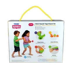 Tomy Toomies Hide & Squeak Egg & Spoon Set -Children's Toy Store ToomiesHide SqueakEgg SpoonSet5