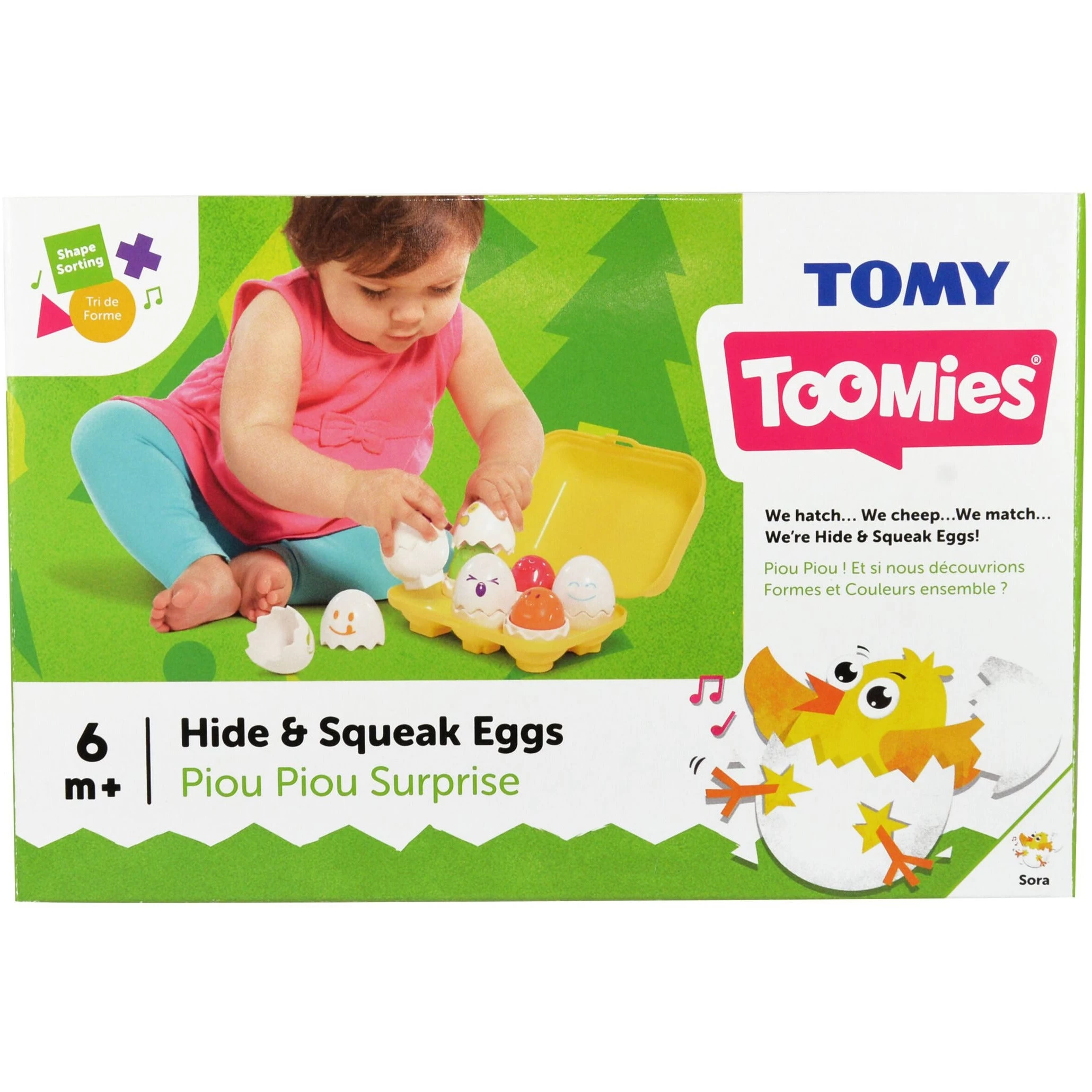 Tomy Toomies Hide & Squeak Eggs 3 Tomy Toomies Hide & Squeak Eggs