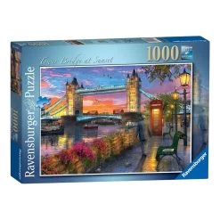 Ravensburger Tower Bridge At Sunset 1000 Piece Jigsaw Puzzle