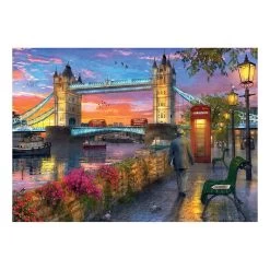 Ravensburger Tower Bridge At Sunset 1000 Piece Jigsaw Puzzle -Children's Toy Store TowerBridgeAtSunset1000PieceJigsawPuzzle7