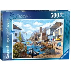 Ravensburger Tranquil Harbour 500 Piece Jigsaw Puzzle