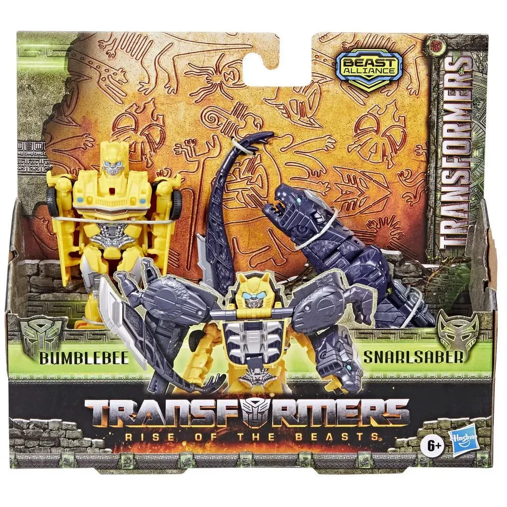 Transformers Rise Of The Beasts Beast Alliance Bumblebee & Snarlsaber 2-Pack 3 Transformers Rise Of The Beasts Beast Alliance Bumblebee & Snarlsaber 2-Pack