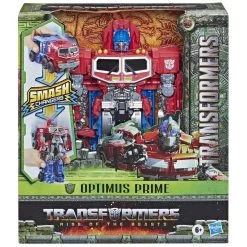 Transformers Rise Of The Beasts Smash Changer Optimus Prime Action Figure