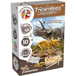 Science4You Triceratops Fossil Excavation