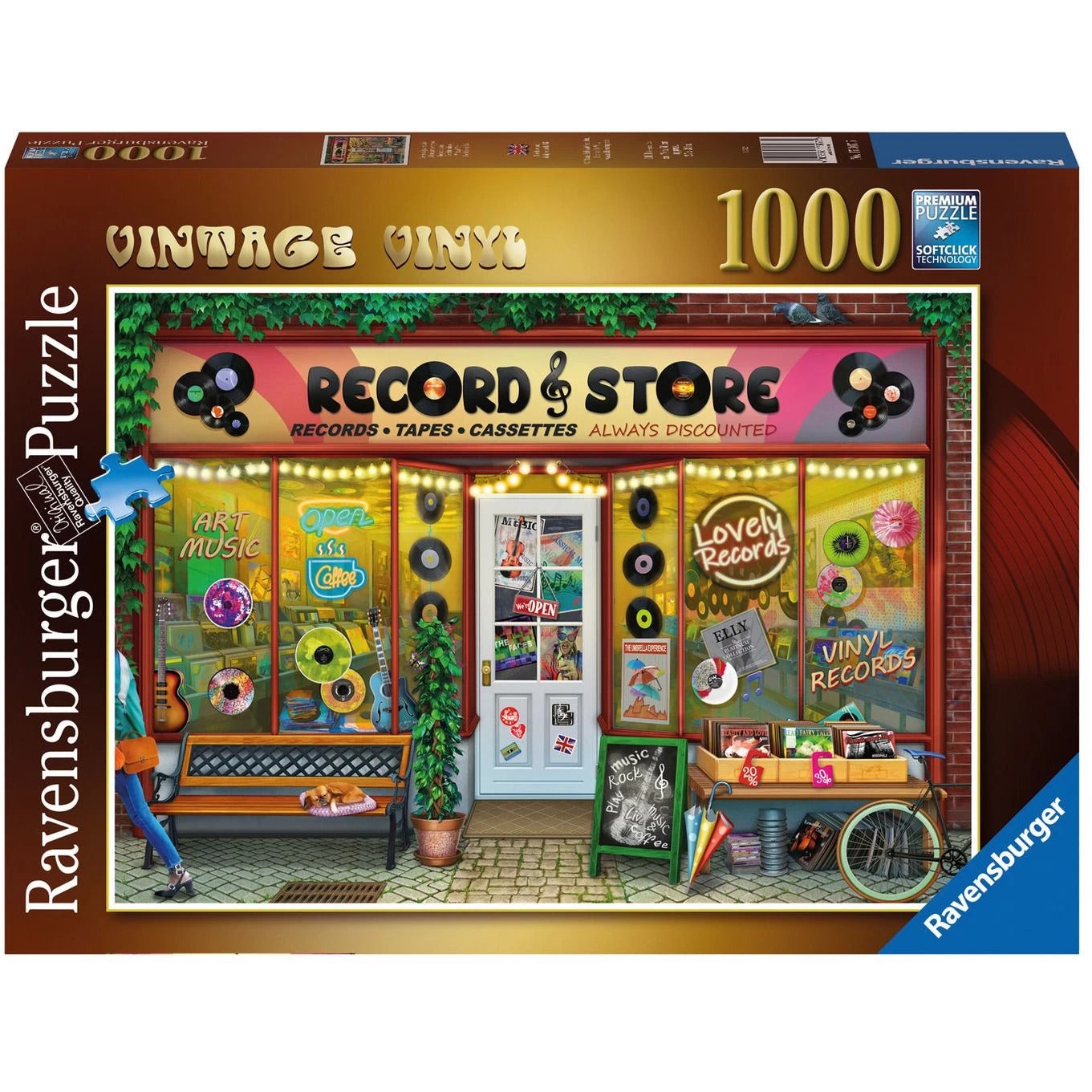 Ravensburger Vintage Vinyl 1000 Piece Jigsaw Puzzle 3 Ravensburger Vintage Vinyl 1000 Piece Jigsaw Puzzle