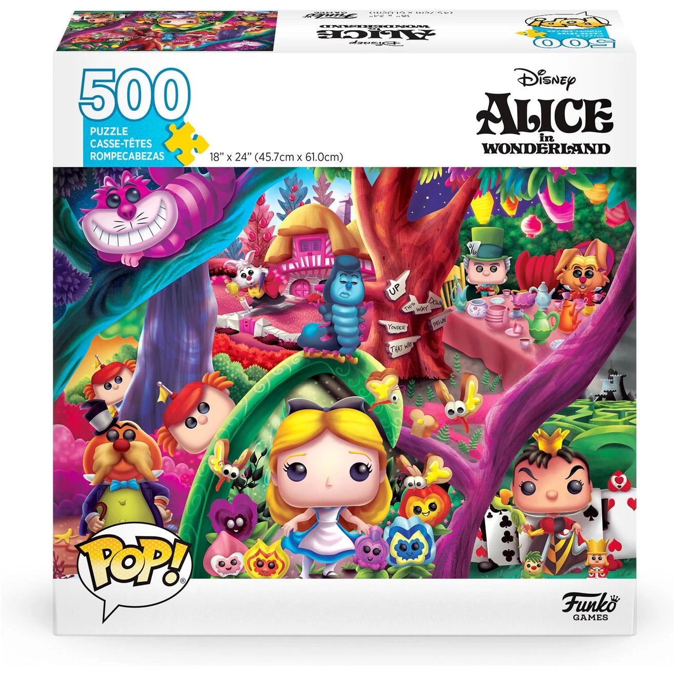 Funko Games Pop! Puzzles Disney Alice In Wonderland 500 Pieces 3 Funko Games Pop! Puzzles Disney Alice In Wonderland 500 Pieces