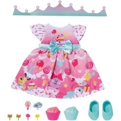 Baby Born Deluxe Birthday Dress 43cm