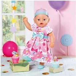 Baby Born Deluxe Birthday Dress 43cm -Children's Toy Store babybornbirthdaydress3