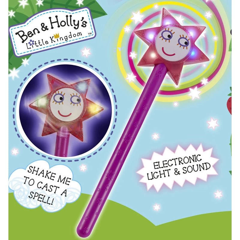 Ben & Holly's Little Kingdom Princess Holly's Sparkle And Spell Wand 5 Ben & Holly's Little Kingdom Princess Holly's Sparkle And Spell Wand - Image 3