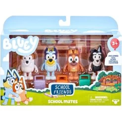 Bluey School Mates 4 Figure Multipack