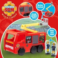 Fireman Sam Wooden Jupiter & Figure -Children's Toy Store firemansamwoodenjupiter6