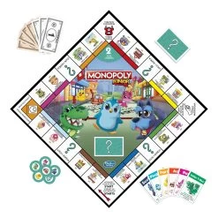 Hasbro Gaming Monopoly Junior 2-in-1 Board Game -Children's Toy Store monopolyjunior3
