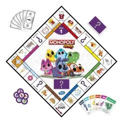 Hasbro Gaming Monopoly Junior 2-in-1 Board Game -Children's Toy Store monopolyjunior8