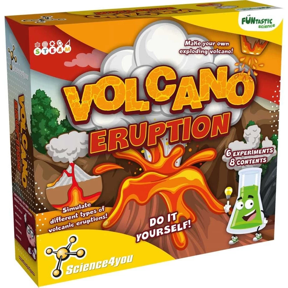 Science4You Volcano Eruption STEM Set 3 Science4You Volcano Eruption STEM Set